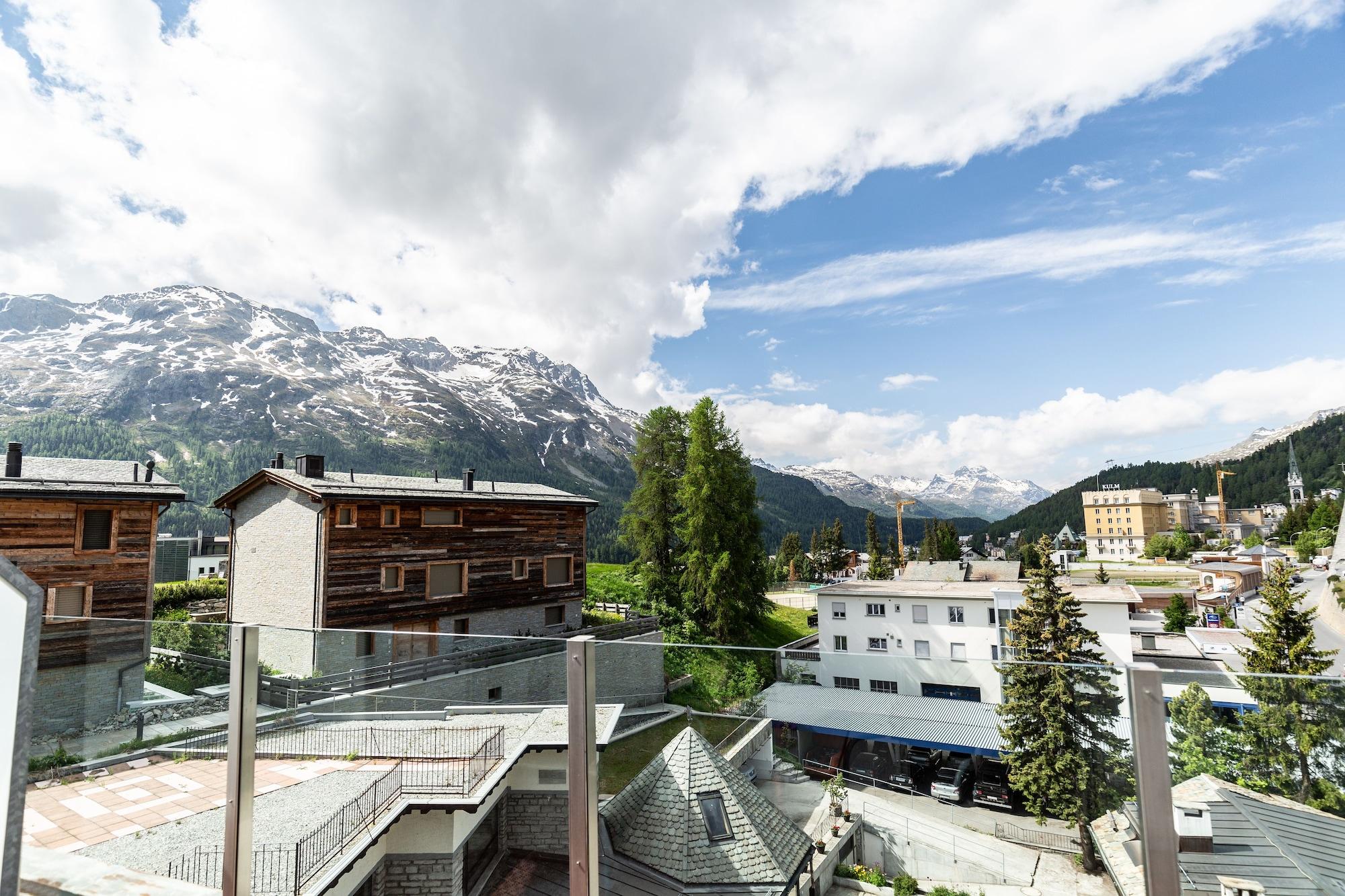 Hotel Bären Sankt Moritz Buitenkant foto